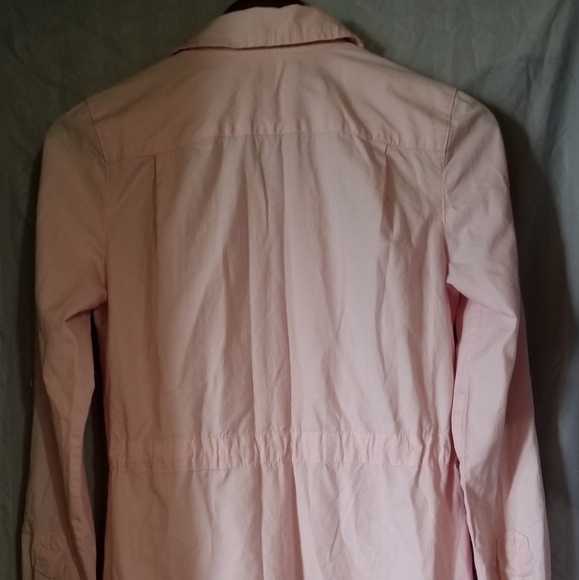 Y2K TOMMY HILFIGER Light Pink Shirt Dress Size Small EUC - Picture 5 of 7